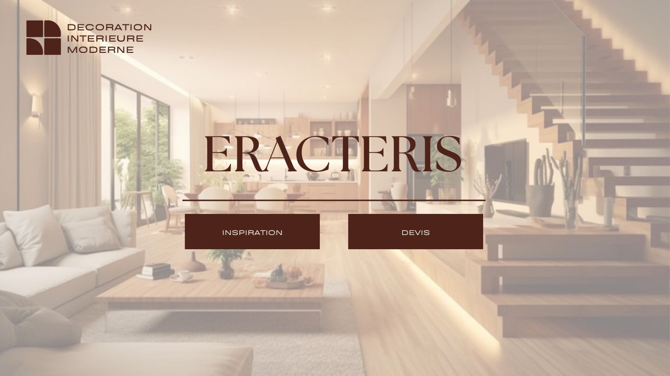 Site vitrine pour décoration d'intérieur